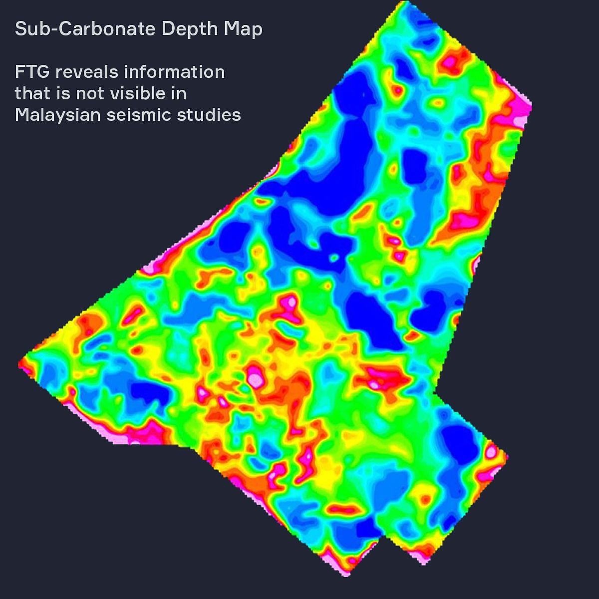 Sub Carbonate Depth Map FTG Gravity