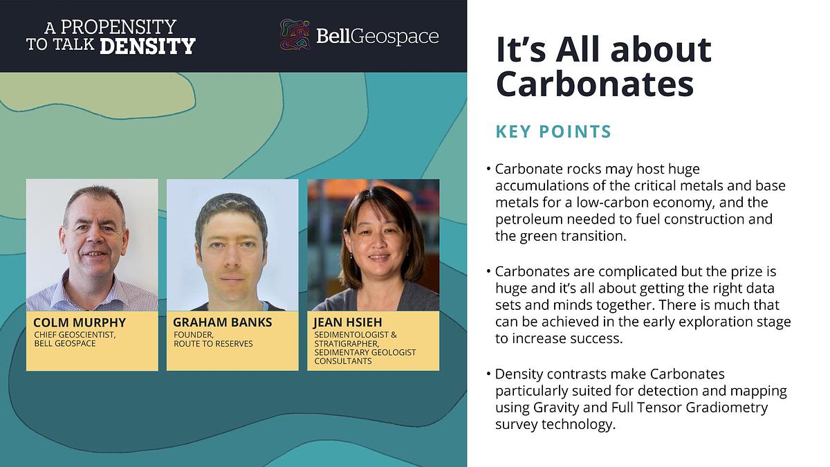 A Propensity to Talk Density: It's All About Carbonates